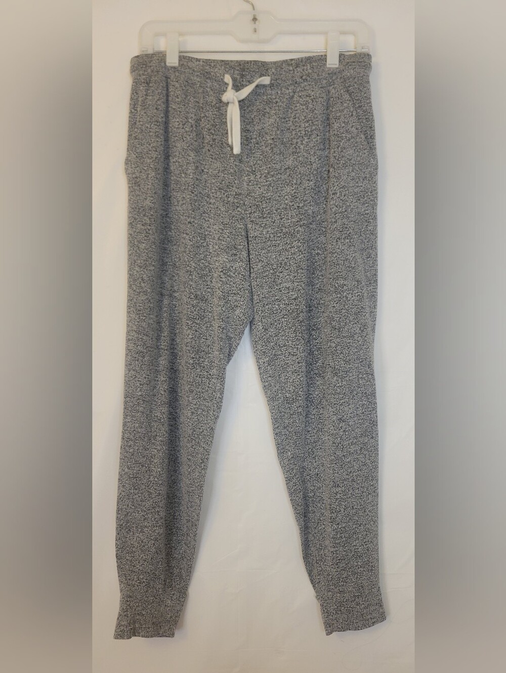 Lucky Brand Gray Heather Knit Drawstring Joggers